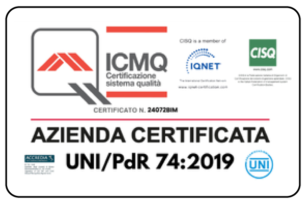 Certificazioni Gea++ Validazioni UNI/PdR 74:2019 BIM