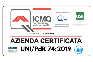 Certificazioni Gea++ Validazioni UNI/PdR 74:2019 BIM